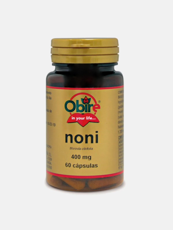 Noni 400mg - 60 cápsulas - Obire