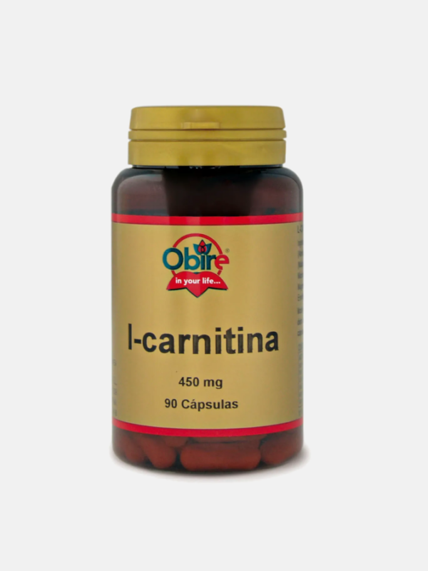 L-Carnitina 450mg - 90 cápsulas - Obire