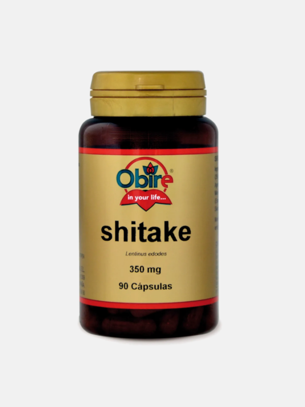 Shitake 350mg - 90 cápsulas - Obire