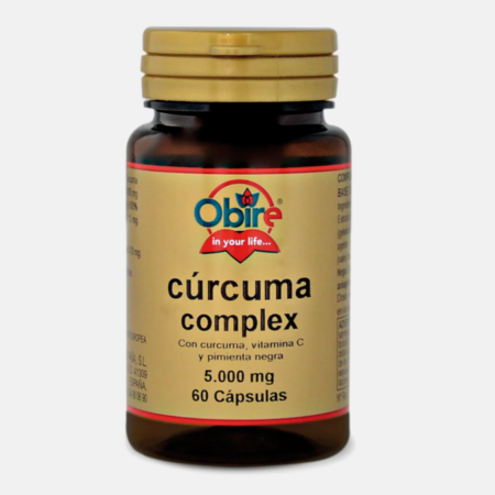 Curcuma Complex 5000mg – 60 cápsulas – Obire