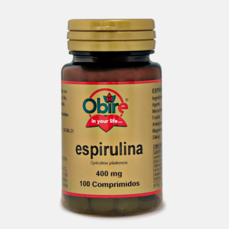 Espirulina 400mg – 100 comprimidos – Obire