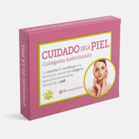 Cuidado de la piel Colágeno Hidrolizado – 15 comprimidos – Obire