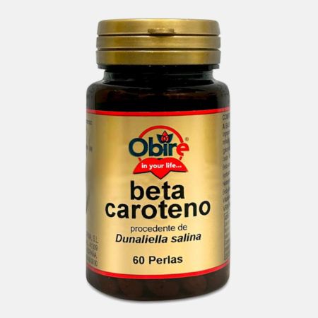 Beta-Caroteno Dunaliella salina – 60 cápsulas – Obire