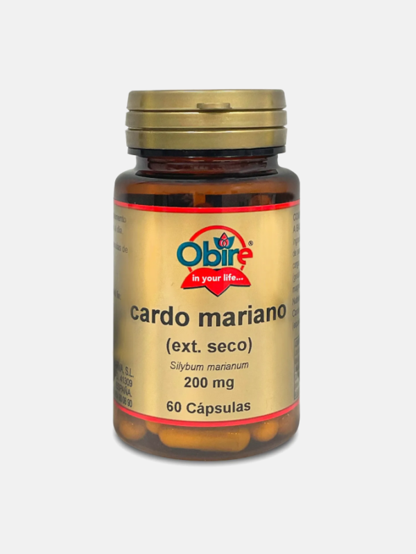 Cardo Mariano 200 mg - 60 cápsulas - Obire
