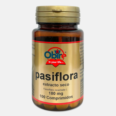 Pasiflora 180mg – 100 comprimidos – Obire