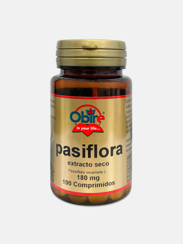 Pasiflora 180mg - 100 comprimidos - Obire