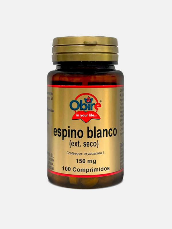 Espino Blanco 150mg - 100 comprimidos - Obire
