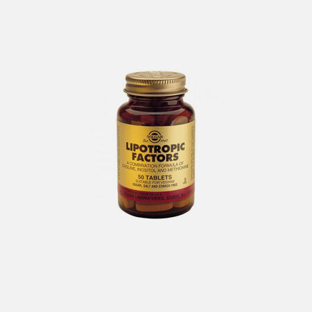 Factores lipotrópicos – 50 comprimidos – Solgar