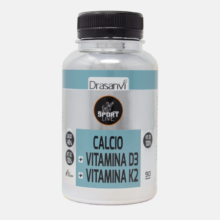 Cálcio vitamina D3+K2 – 90 comprimidos – Drasanvi
