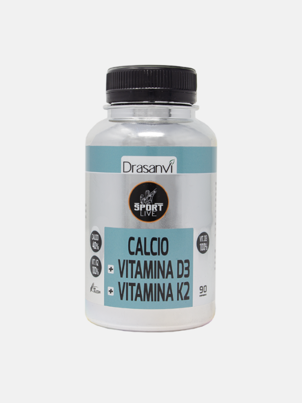 Cálcio vitamina D3+K2 - 90 comprimidos - Drasanvi