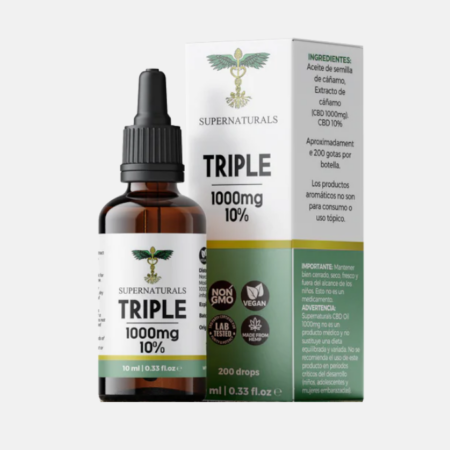 Aceite TRIPLE 10% – 10ml – Supernaturals