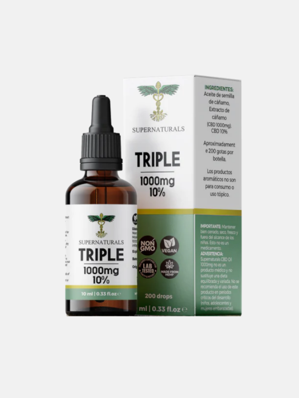 Aceite TRIPLE 10% - 10ml - Supernaturals