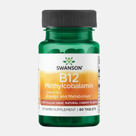 Vitamin B12 Methylcobalamin – 60 comprimidos – Swanson