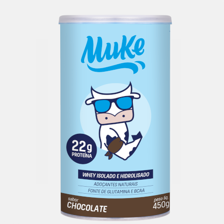 Muke Proteina Whey Asilada Chocolate – 450g – +Mu