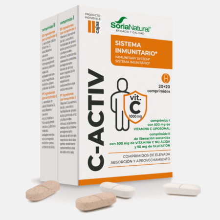 C-ACTIV – 20+20 comprimidos – Soria Natural