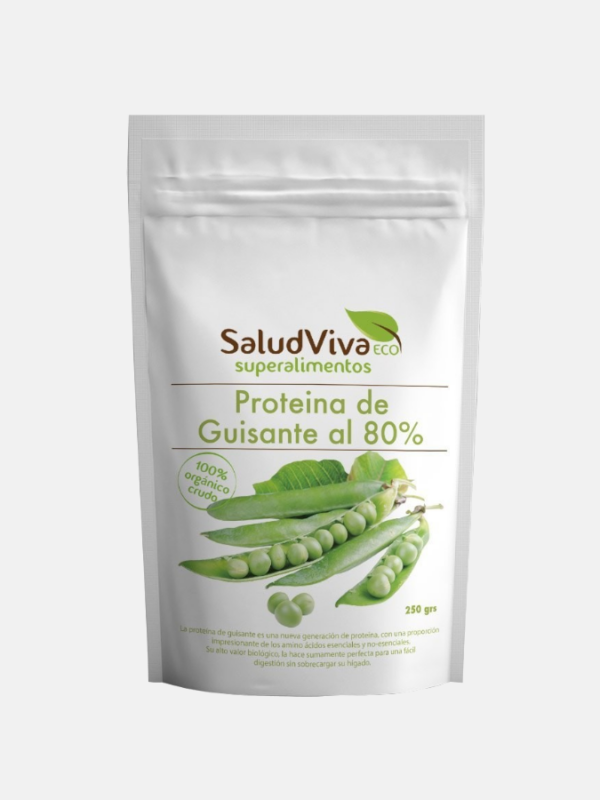 Proteína de Guisante 80% BIO en Polvo - 250g - Salud Viva