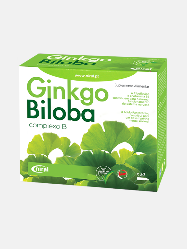Ginkgo Biloba Complexo B - 30 ampollas - Niral