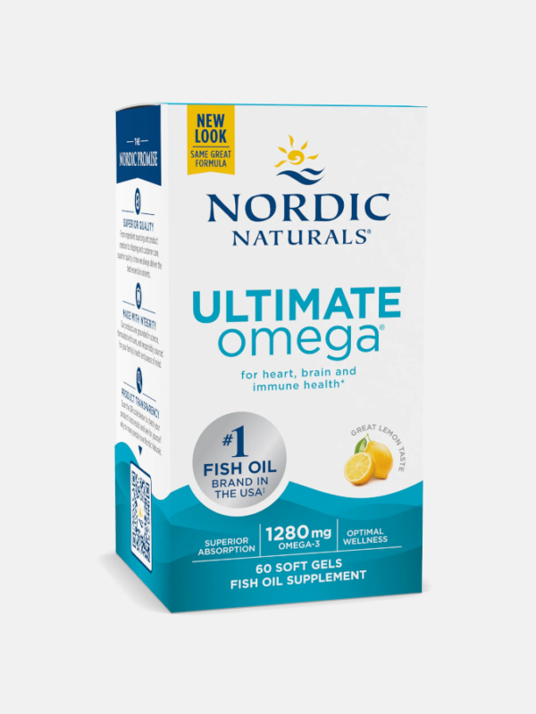 Ultimate Omega 1280mg Limón - 60 cápsulas - Nordic Naturals