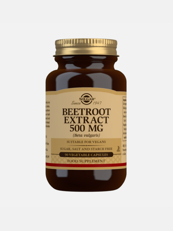 Beetroot Extract 500mg - 90 cápsulas - Solgar