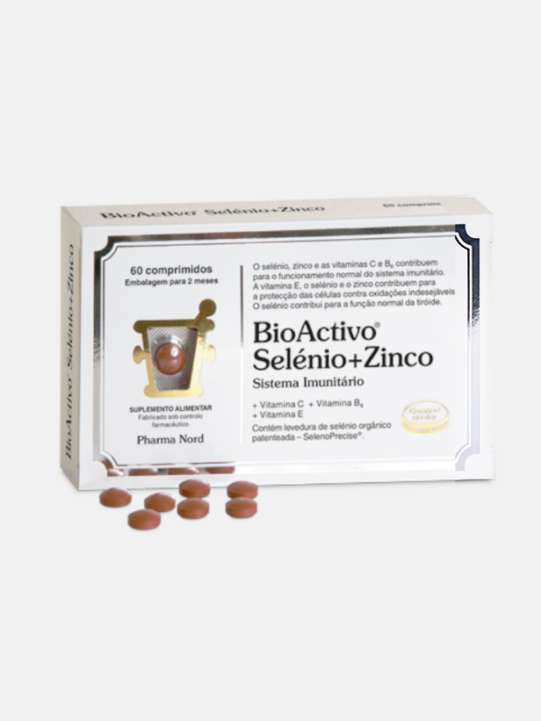 BioActivo Selenio + Zinc - 60 comprimidos - PharmaNord