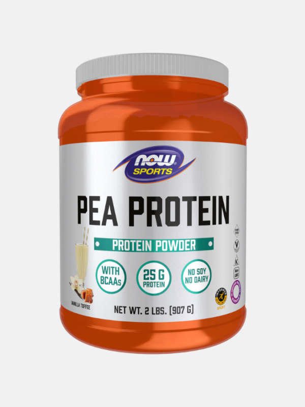 Pea Protein Vanilla Toffee - 907g - Now