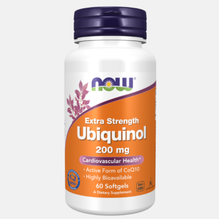 Ubiquinol Extra Strength 200mg – 60 softgels – Now