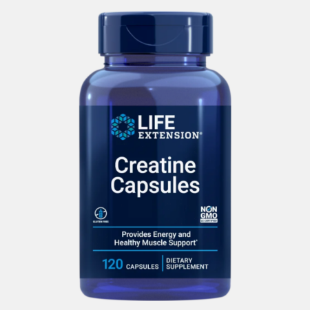 Creatine Capsules – 120 cápsulas – Life Extension