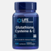 Glutathione, Cysteine & C - 100 cápsulas - Life Extension