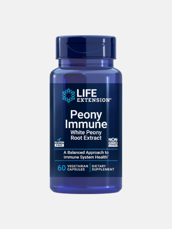 Peony Immune 600mg - 60 cápsulas - Life Extension