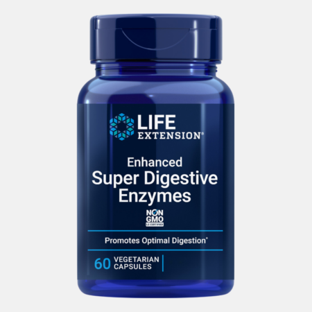 Enhanced Super Digestive Enzymes – 60 cápsulas – Life Extension