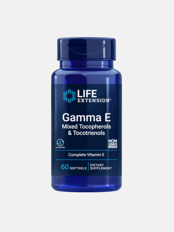 Gamma E Mixed Tocopherols & Tocotrienols - 60 cápsulas - Life Extension