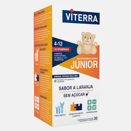 Viterra Junior – 30 Comprimidos Masticables – Perrigo