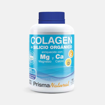 Colagéno + Silício Organico Peptan + Magnesio + Calcio – 180 comprimidos – Prisma Natural