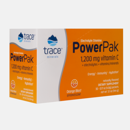 Electrolyte Stamina Power Pak Orange Blast – 30 packets – Trace Minerals