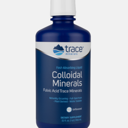 Colloidal Minerals Unflavored – 946 ml – Trace Minerals
