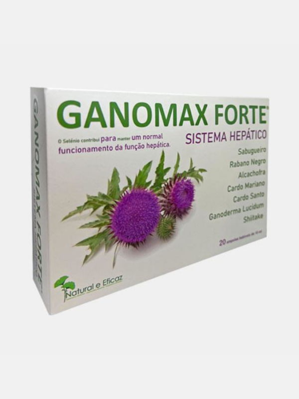Ganomax Forte - 20 ampollas - Natural e Eficaz