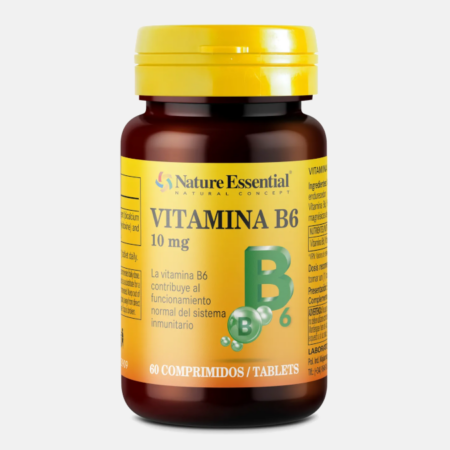 Vitamina B6 10 mg – 60 comprimidos – Nature Essential