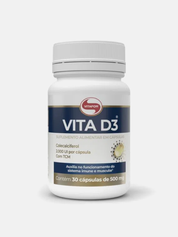Vita D3 - 30 cápsulas - Vitafor