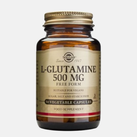 L-Glutamina 500mg – 50 cápsulas – Solgar