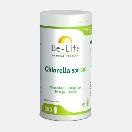 Chlorella 500 BIO – 200 comprimidos – Be-Life