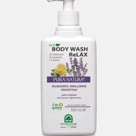 Eco Body Wash Relax Lavanda Limón – 500ml – Natura House