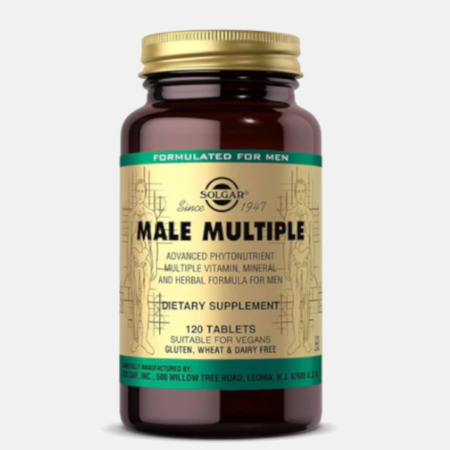 Male Multiple – 120 Comprimidos – Solgar