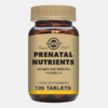 PRENATAL Nutrients - 120 comprimidos - Solgar