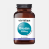 Biotin 2500ug - 90 cápsulas - Viridian