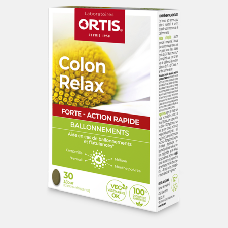 Colon Relax Forte – 30 Comprimidos – Ortis