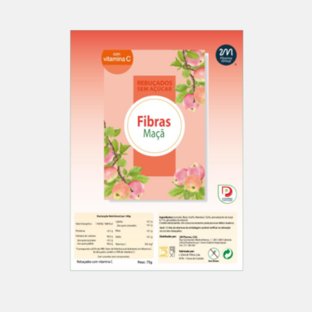 Caramelos de Fibras Manzana – 75g – 2M Pharma