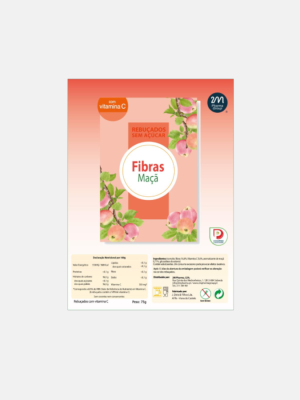 Caramelos de Fibras Manzana - 75g - 2M Pharma