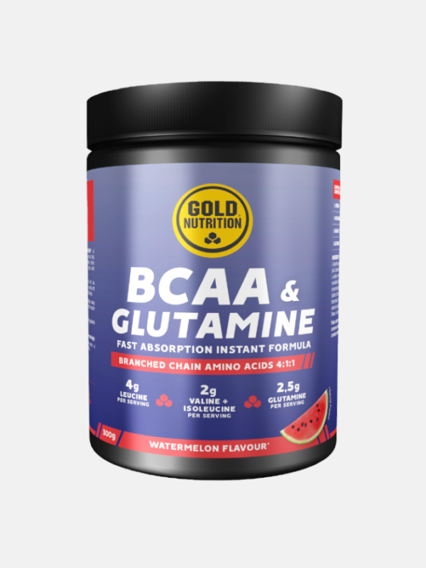 BCAA & Glutamine Watermelon - 300g - Gold Nutrition