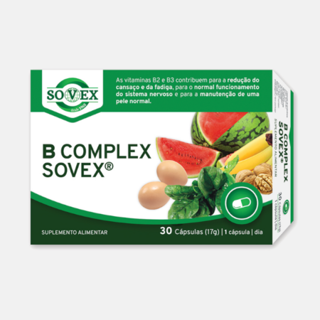 B Complex – 30 cápsulas – Sovex