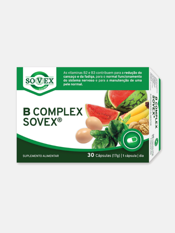 B Complex - 30 cápsulas - Sovex